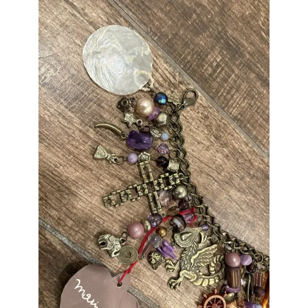 Vintage Y2k Dangle Dragon Metal Chain Belt Gypsy Belly Dance Boho Festival Italy